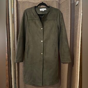 Marc New York Green Faux Suede Jacket